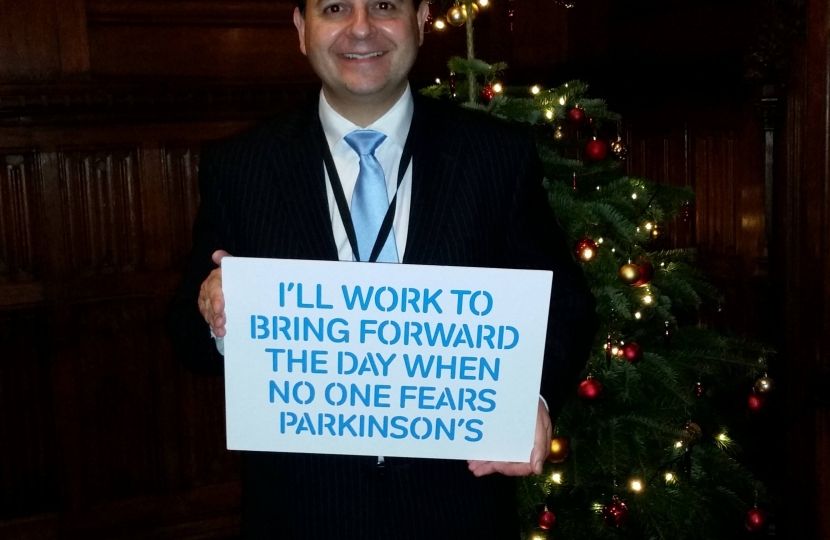 Alberto at Parkinsons UK Reception