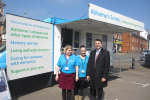 Alberto is pictured at the Alzheimer’s Society Roadshow.