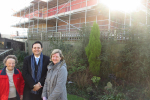 Alberto is pictured with Mrs Corby and Cllr Marian Broomhead.